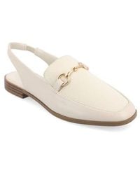Journee Collection - Lainey Slingback Flat - Lyst