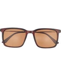 Cole Haan - 55Mm Rectangular Sunglasses - Lyst