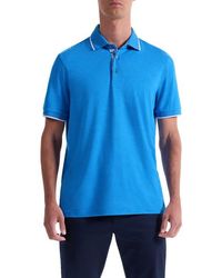 Bugatchi - Three-Button Performance Polo - Lyst