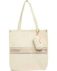 Steve Madden - City Canvas Tote With Removable Pouch - Lyst