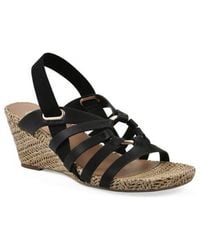 White Mountain - Ataps Wedge Slingback Sandal - Lyst