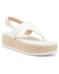 Stuart Weitzman - Mel Espadrille Flatform Sandal - Lyst
