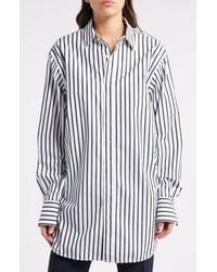 BOSS - Berry Saturday Stripe Cotton Button-Up Shirt - Lyst