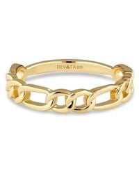 DEVATA - Figaro Link Ring - Lyst