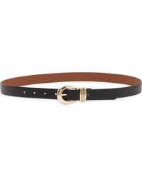 Nine West - Organic Buckle Reversible Belt - Lyst