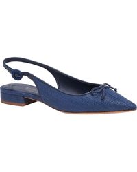 Kate Spade - Veronica Raffia Slingback Flat - Lyst