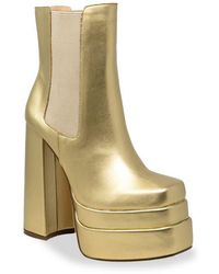 In Touch Footwear - Double Platform Chunky Boot - Lyst
