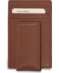 CHAMPS - Leather Magnetic Rfid Card Case - Lyst