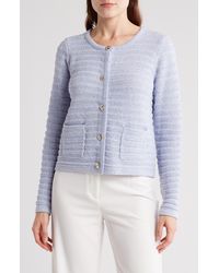Nanette Lepore - Cable Knit Cardigan - Lyst