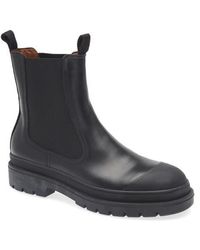 Aquatalia - Kent Genuine Shearling Lined Chelsea Boot - Lyst