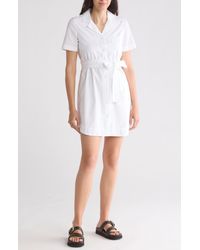 French Connection - Alania Tie Waist Shirtdress - Lyst