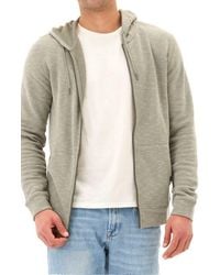 Threads For Thought - Jordyn Stripe Organic Cotton French Terry Zip Hoodie - Lyst