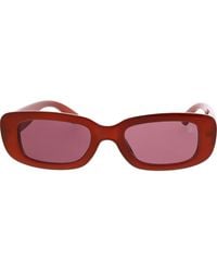 Roxy - 53Mm Slim Oval Sunglasses - Lyst