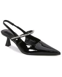 BERNESS - Camille Rhinestone Pointed Toe Slingback Pump - Lyst