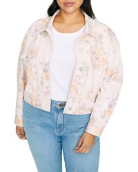 sanctuary pink denim jacket