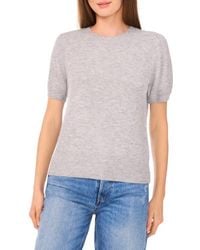 Cece - Crewneck Short Sleeve Sweater - Lyst