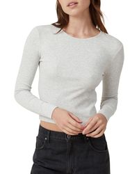 Cotton On - The One Long Sleeve Rib T-shirt - Lyst