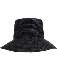 Bruno Magli - Crochet Bucket Straw Sun Hat - Lyst