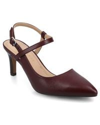 Journee Collection - Scipio Pointed Toe Pump - Lyst