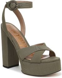 Sam Edelman - Savannah Ankle Strap Platform Sandal - Lyst