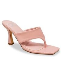 In Touch Footwear - Cielle Thong Strap Flared Heel Sandal - Lyst
