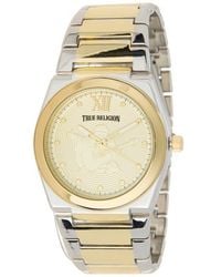 TRUE RELIGION - Logo Two-Tone Bracelet Watch, 43Mm - Lyst