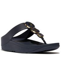 Fitflop - Fino Platform Wedge Flip Flop - Lyst