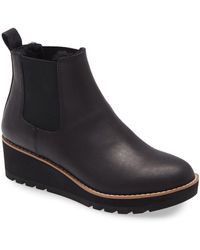 shearling chelsea boot