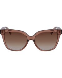 Longchamp - Heritage 53mm Rectangle Sunglasses - Lyst