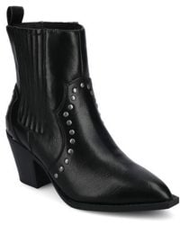 Journee Collection - Braylee Western Chelsea Boot - Lyst