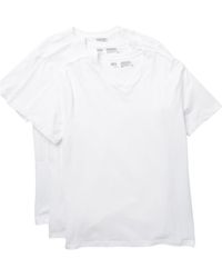 Nordstrom - Stretch Cotton Regular Fit V-neck Undershirt - Lyst