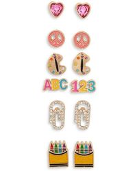 Leith - Set Of 6 Abc Stud Earrings - Lyst