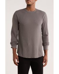 Vince - Crewneck Cotton Thermal Sweater - Lyst