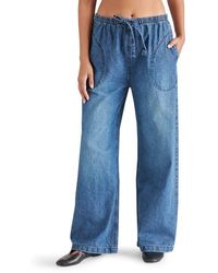 Steve Madden - Wide Leg Pull-On Jeans - Lyst