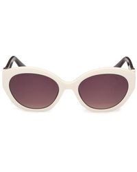 Guess - Oval Sunglasses - Lyst