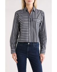 Rag & Bone - Mina Multistripe Button-Up Shirt - Lyst