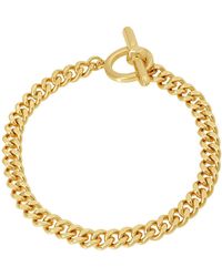 AllSaints - Curb Chain Toggle Bracelet - Lyst