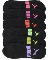 PUMA - Terry 6-Pack No-Show Socks - Lyst