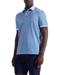 Bugatchi - Three-Button Performance Polo - Lyst