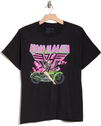 Merch Traffic - Van Halen Motorcycle Cotton Graphic T-shirt - Lyst
