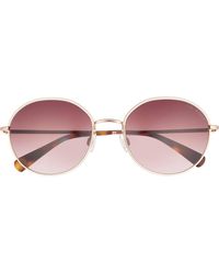 Ted Baker - 56Mm Gradient Round Sunglasses - Lyst