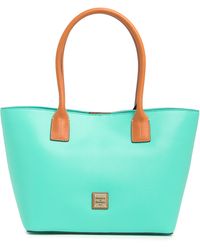 Dooney & Bourke - Small Russel Two-tone Tote Bag - Lyst