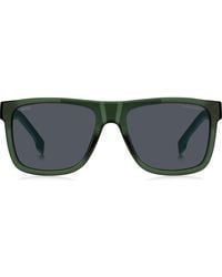 BOSS - 55Mm Rectangular Sunglasses - Lyst