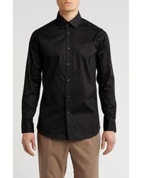 Scotch & Soda - Modern Fit Stretch Cotton Dress Shirt - Lyst