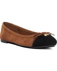 Dune - Harpington Cap Toe Ballet Flat - Lyst
