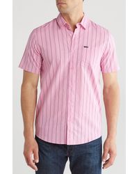 Volcom - Warbler Regular Fit Cotton Button-up Shirt - Lyst