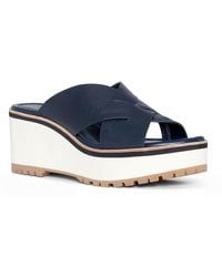 Donald J Pliner - Wedge Platform Sandal - Lyst