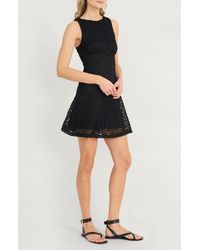 The Good Journey - Textured Fit & Flare Dress - Lyst