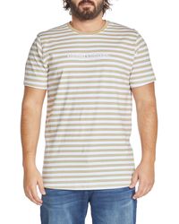 Johnny Bigg - Global Stripe Longline T-shirt - Lyst