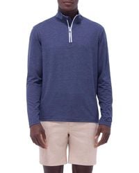 Bugatchi - Quarter Zip Performance Pullover - Lyst